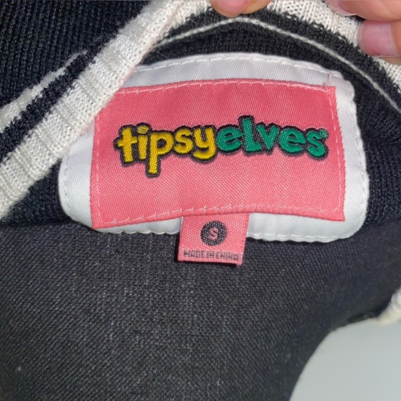 Ugly Christmas Sweater Black Santa Graphic Sweater - Picture 5 of 8